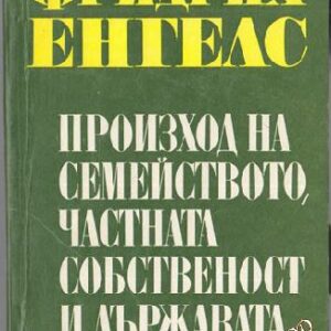 Произход на семейството, частната собственост и държавата Фридрих Енгелс