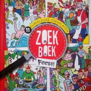Zoekboek Feest! 11 superleuke zoe Paddy Eline (Illustraties)